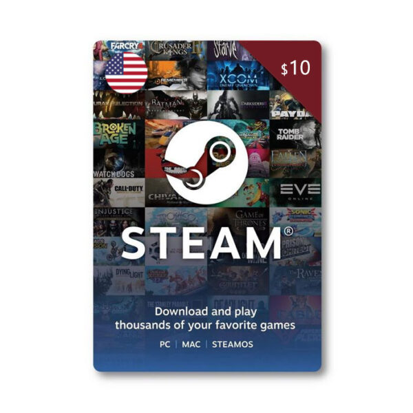 Steam Gift Card 10 USA