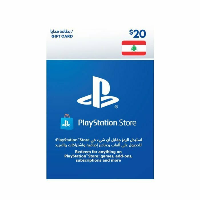 Gift Card 20 PlayStation Store LEB