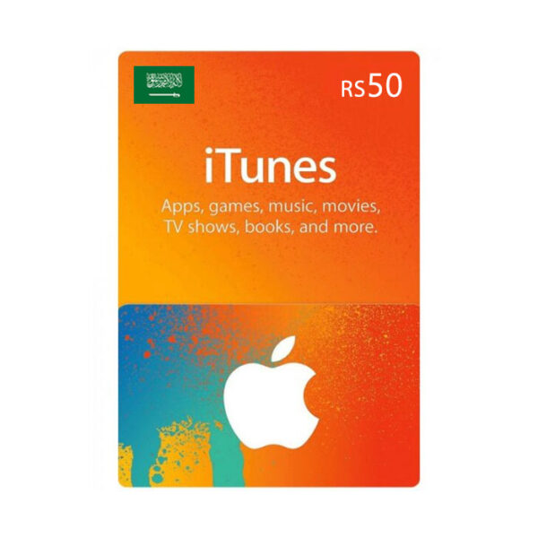 iTunes Gift Card 50 KSA