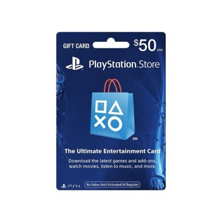 Gift Card 50 PlayStation Store Dollar USA