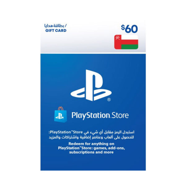 Gift Card 60 PlayStation Store OMAN