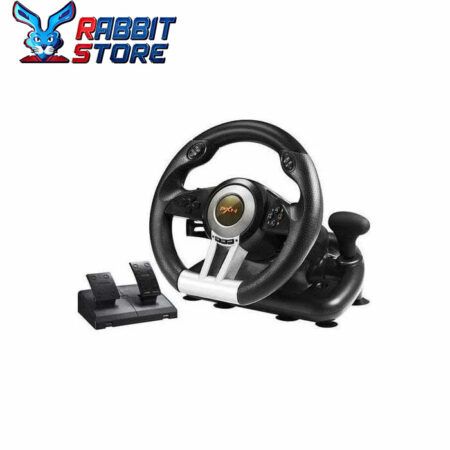 PXN V3 Pro Racing Game Steering Wheel For PC Ps3 Ps4- Black