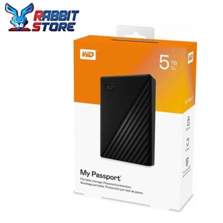 WD 5TB My Passport Portable External Hard Drive