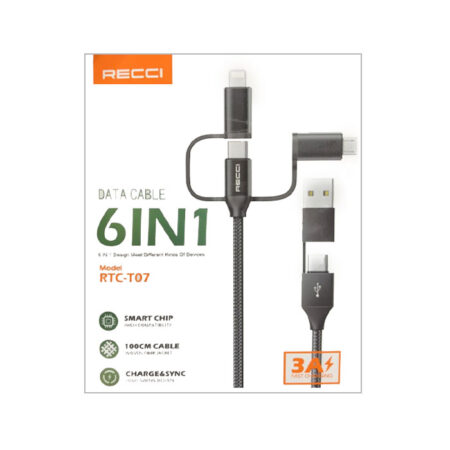 RECCI 6 IN1 DATA CABLE RTC-T07