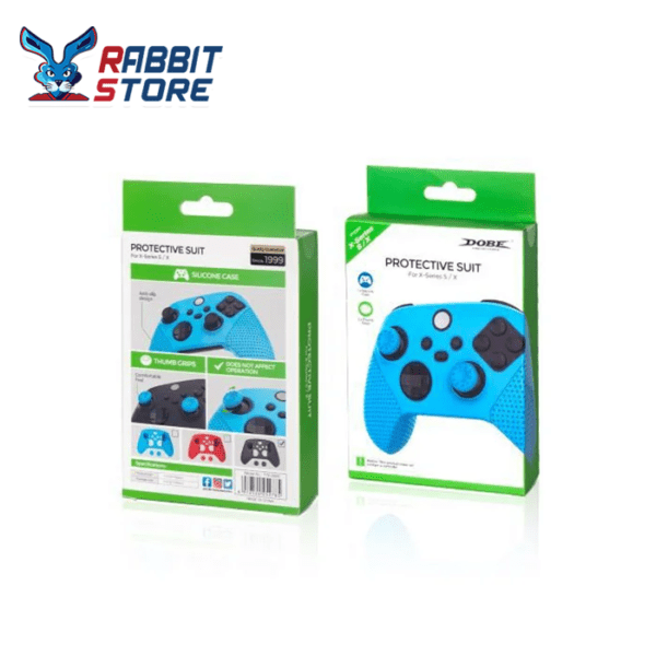 Dobe protective suit for xbox series x s blue |