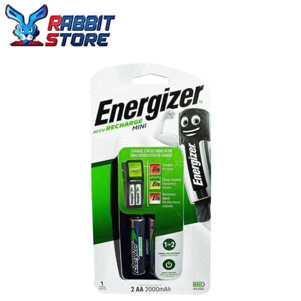 Energizer Accu Recharge MINI With 2 AA Batteries