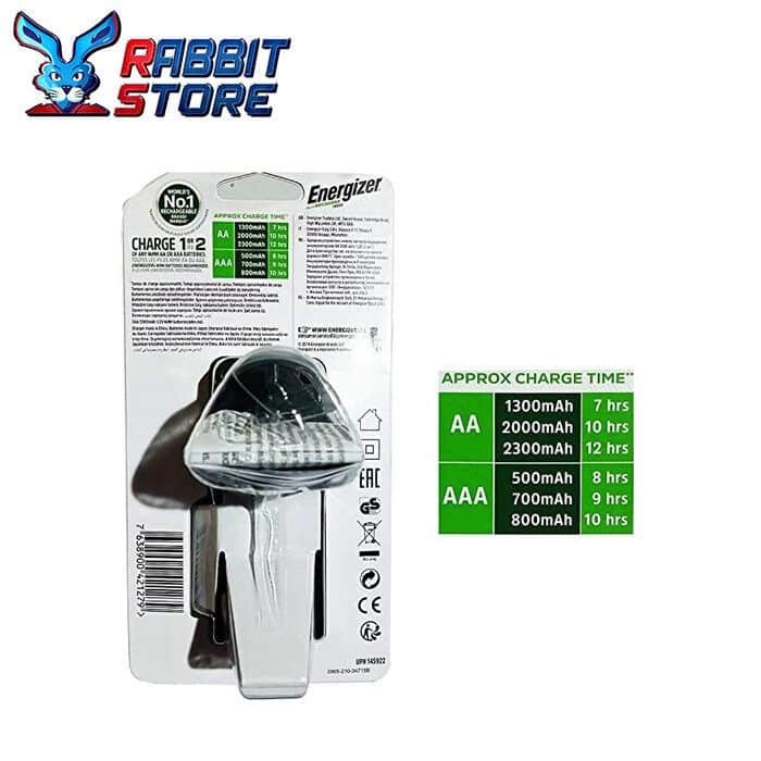 Energizer Accu Recharge MINI With 2 AAA Batteries