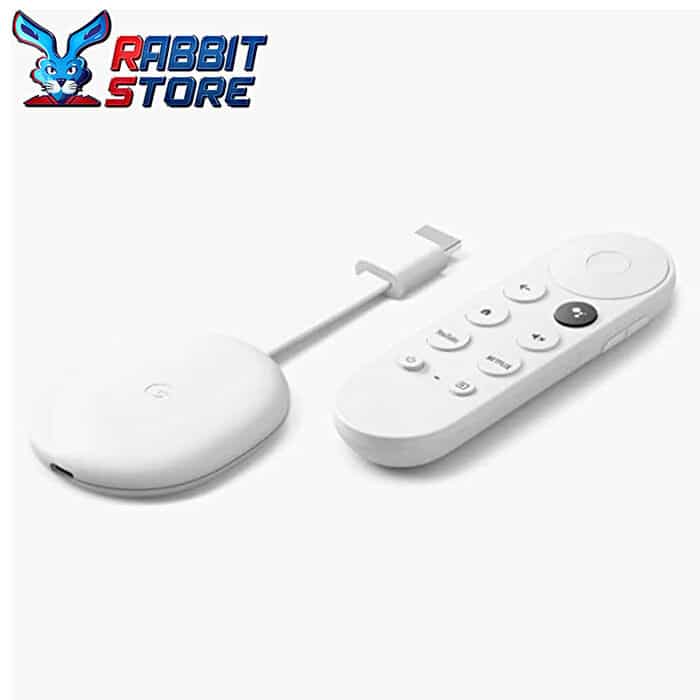 Chromecast with Google TV - 4K with Remote (White)