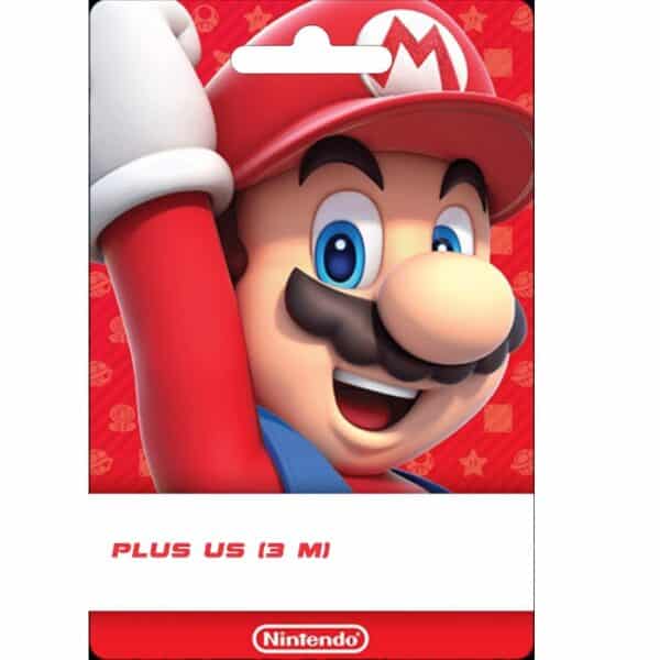 Nintendo plus us card 3 months