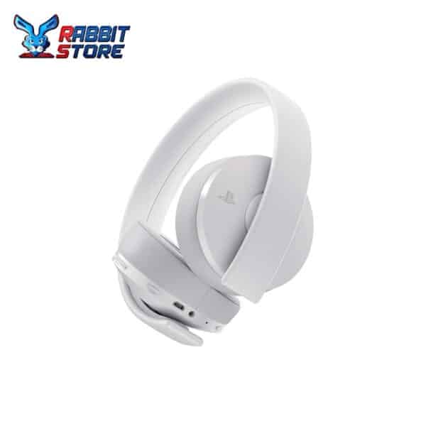PlayStation Gold Wireless Headset White - PlayStation 4