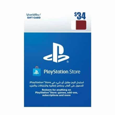 Gift Card 34$ PlayStation Store QATAR