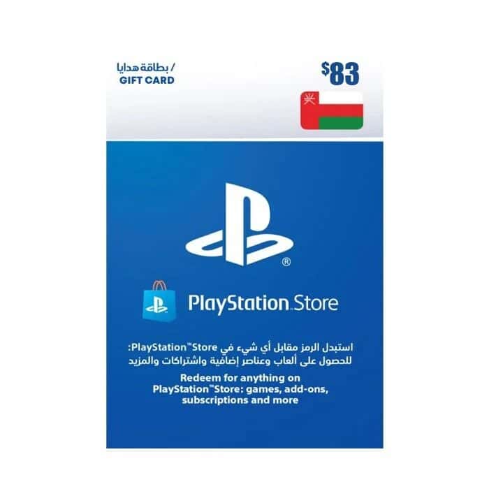 Gift Card 83 PlayStation Store OMAN