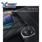 Yesido Y39 FM Transmitter 2 USB Car Charger