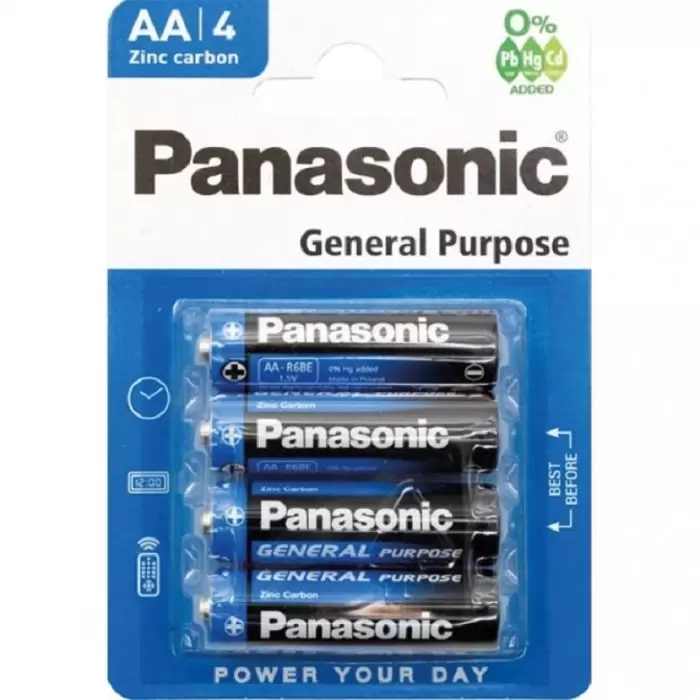 Panasonic Battery AA - Pack 4