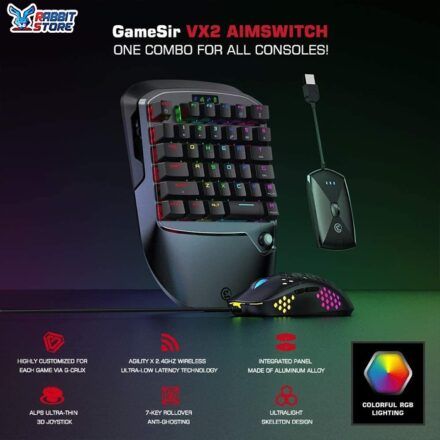 GameSir VX2 AimSwitch Gaming Keypad and Mouse for Xbox Series X PS4 Xbox One Nintendo Switch