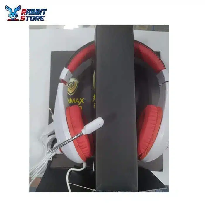 Gigamax GM530 pin Stereo Wired Headphones whitered