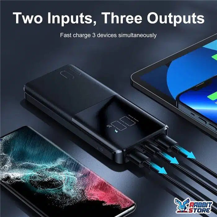 JOYROOM JR-T013 15W 10000mAh Fast Charging Power Bank - Black