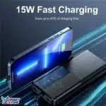 JOYROOM JR-T013 15W 10000mAh Fast Charging Power Bank - Black