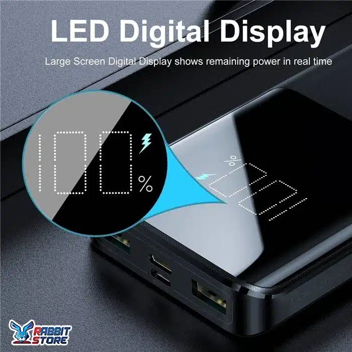 JOYROOM JR-T013 15W 10000mAh Fast Charging Power Bank - Black
