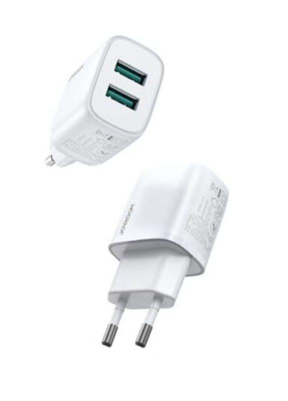 joyroom L-2A123 2.4A Dual Ports Mini Fast Charger + 1m USB-A To Lightning Data Cable