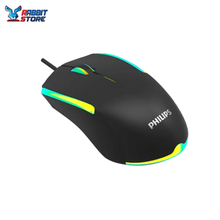 PHILIPS SPK9314 Wired Gaming Mouse Black Blue