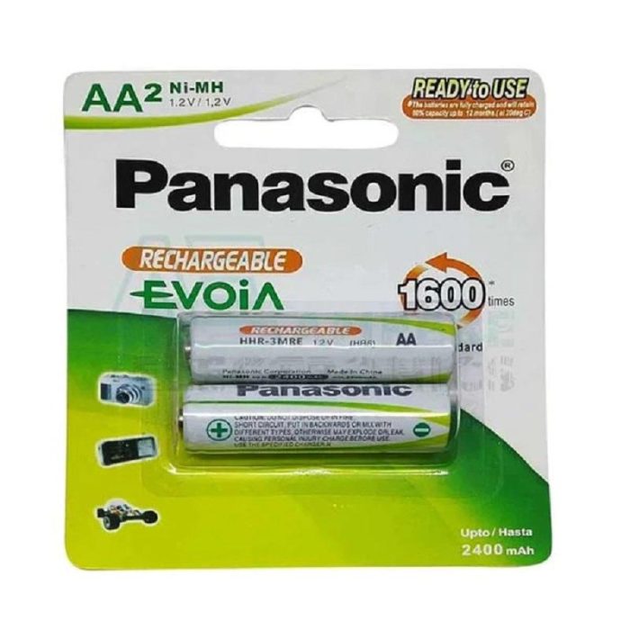 Panasonic Rechargeable Evoia - AA2 - 2400 mAh