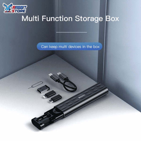 Yesido CA114 Multifunctional Fast Charge Data Cable Storage Box Holder