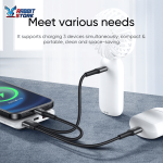 Joyroom 3 in 1 Short Charging Cable