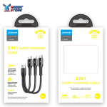 Joyroom 3 in 1 Short Charging Cable