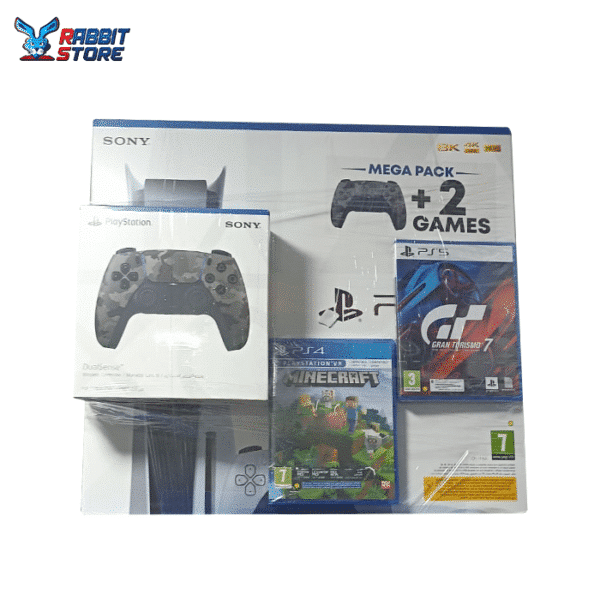 Sony Playstation 5 IBS Warranty and Gran Turismo 7 PS5 and Wireless Controller Grey Camouflage IBS Bundle 3 |