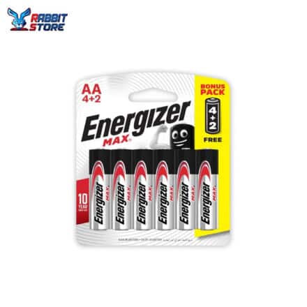 Energizer Alkaline Batteries Multicolour AA 4+2