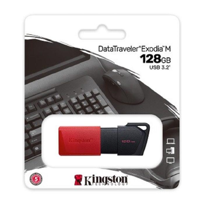 Kingston DataTraveler Exodia M 128GB USB 3.2 - Red