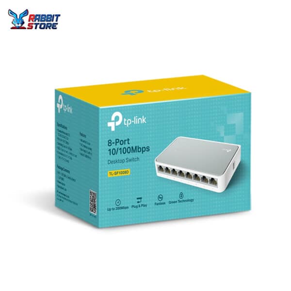 TP-Link TL-SF1008D 8-Port 10 100Mbps Desktop Switch