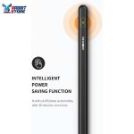 RECCI RA02 Stylus Pen with Palm Rejection, Rechargeable - Black