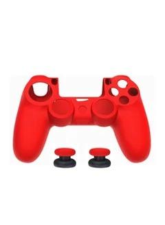dobe cover protection set 2in1-ps4 high quality -red