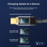 JOYROOM S-AC066A4 Digital Display 66W Fast Charging Data Cable Type-C