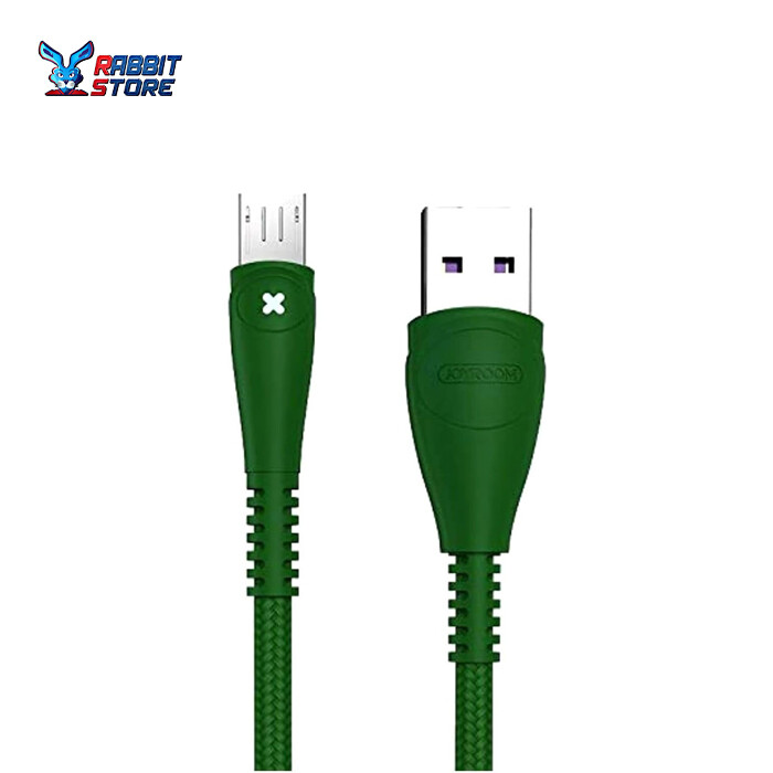 Joyroom S-M393 Simple Series X Light 5A Fast-Charge Micro data Cable, 1M - Green
