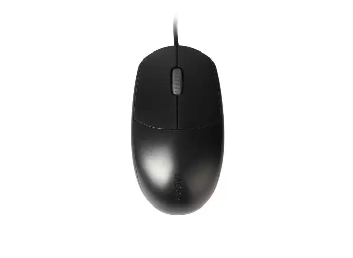 Rapoo N100 Optical Mouse Wired - Black