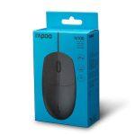 Rapoo N100 Optical Mouse Wired - Black (5)