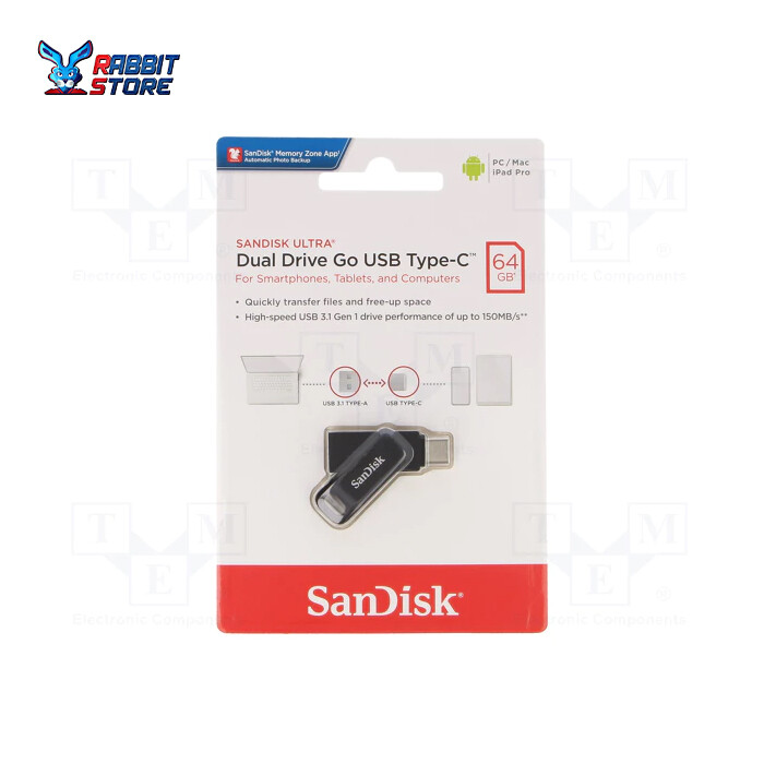 SanDisk Ultra Dual Drive Go USB Type-C 64GB