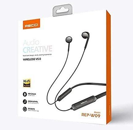 Recci Wireless headphone (REP-W09) - Black