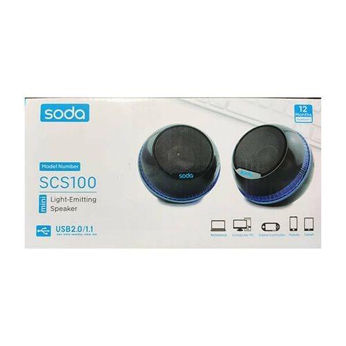 Soda SCS100 Mini Light Emitting Speaker Black2 |
