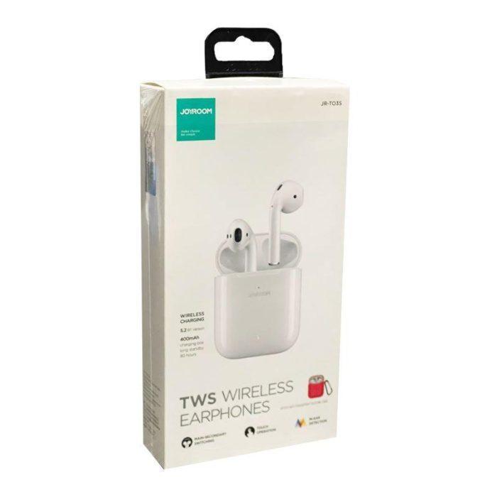Joyroom JR T03s TWS Wireless Earphones White 1 |