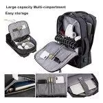 Meinaili 023 Business Laptop Backpacks anti thief Travel Bag with USB, (Grey)