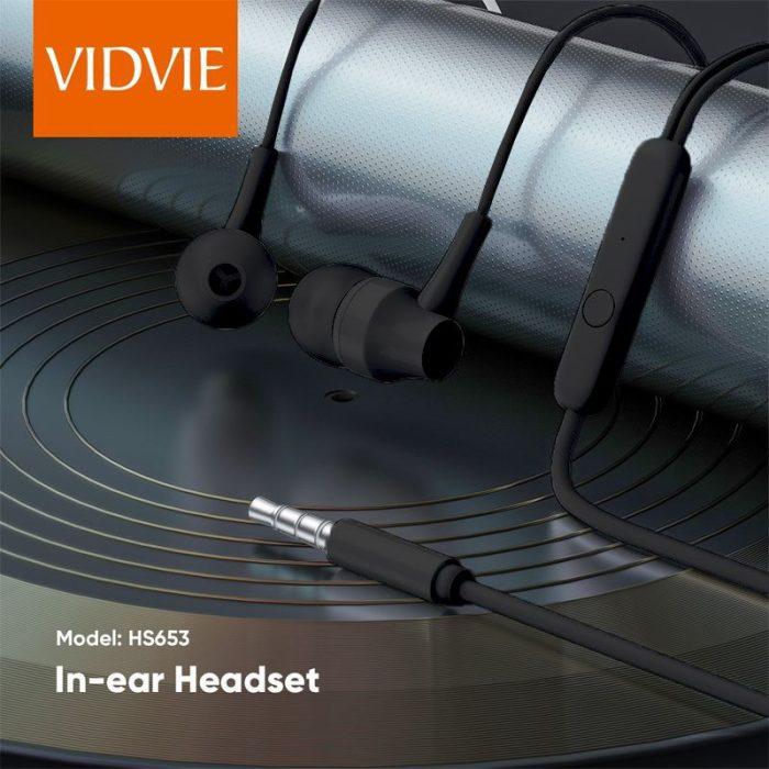 VIDVIE In-ear Headset HS653 (Black)