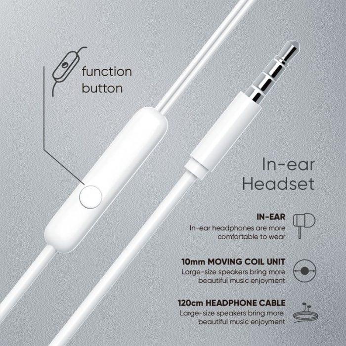 VIDVIE In-ear Headset HS653 (White)