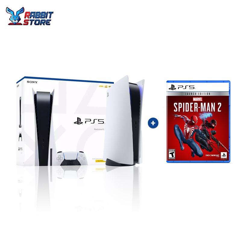 Sony PlayStation 5 CD Version Console 825GB Ibs warranty + Marvel’s Spider Man 2 ( English Edition ) – PlayStation 5