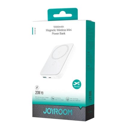 Joyroom JR-W020 Mini Power Bank 10000mAh 20W PD - White