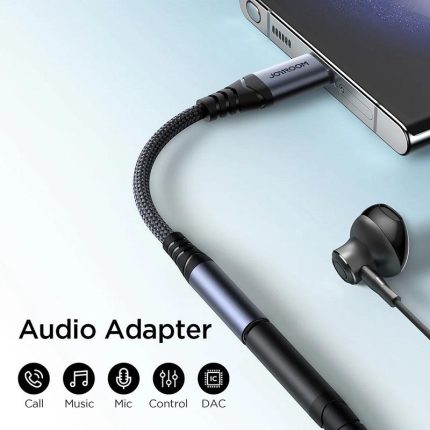 Joyroom Sy-C01 Audio-Transfer Series Audio Adapter USB-C to 3.5mm - Black