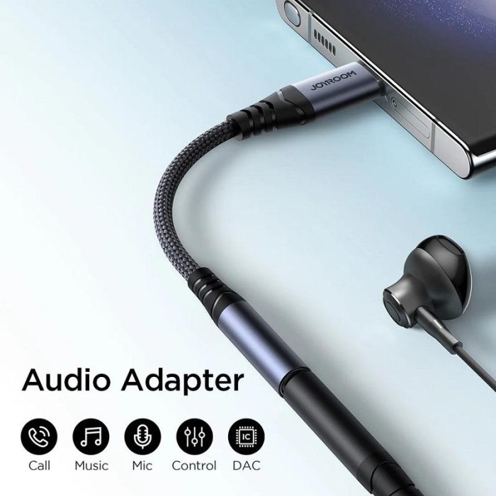 Joyroom Sy C01 Audio Transfer Series Audio Adapter USB C to 3.5mm Black |